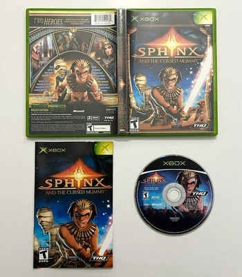 Sphinx And The Cursed Mummy - Microsoft Xbox - CIB Complete - Image 1 of 3