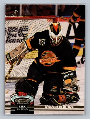 1992-93 Topps Stadium Club - Kirk McLean #193 - Image 1 of 2