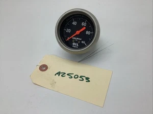 AUTO METER 2-5/8" MECHANICAL OIL PRESSURE GAUGE 0 - 100 PSI, 3421 / 4525-01. - Picture 1 of 6
