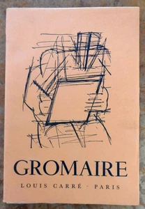 MARCEL GROMAIRE. neuere gemälde. 1000 ex. Galerie Louis Carré, Paris. 1954 - Bild 1 von 5