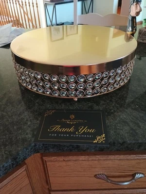 Awree Luxuries金属蛋糕架底座水晶串珠设计特别活动 — 第 1/4 张图片