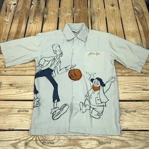 Camisa De Colección Fat Albert Para Hombres Pequeña Gris Dibujos Animados Platino FUBU Hip Hop Años 90 - Imagen 1 de 7