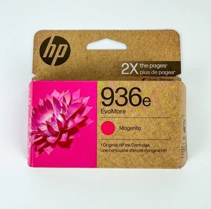 HP 936e EvoMore Magenta Ink 4S6V4LN Genuine OEM Sealed Retail Box - Photo 1/1