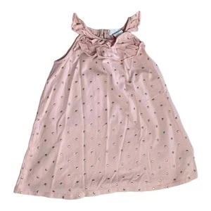 Maggie & Zoe Dress Girls Sz 4T Pink With Gold Polka Dot - Picture 1 of 6