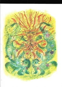 Lithographie signiert JP Tertre Kunstwerk Poétiques Rimbaud Ref E36 - Bild 1 von 1