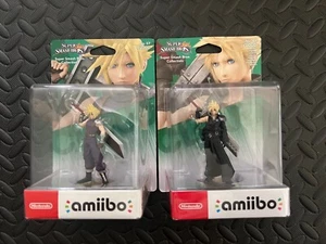 Nintendo Switch Amiibo Super Smash Brothers FFVII Cloud Player 1 & 2 Set - Picture 1 of 2