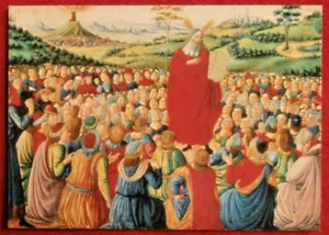 ART TREASURES OF THE VATICAN LIBRARY - Card #11 - Moses Addresses The Israelites - Picture 1 of 2