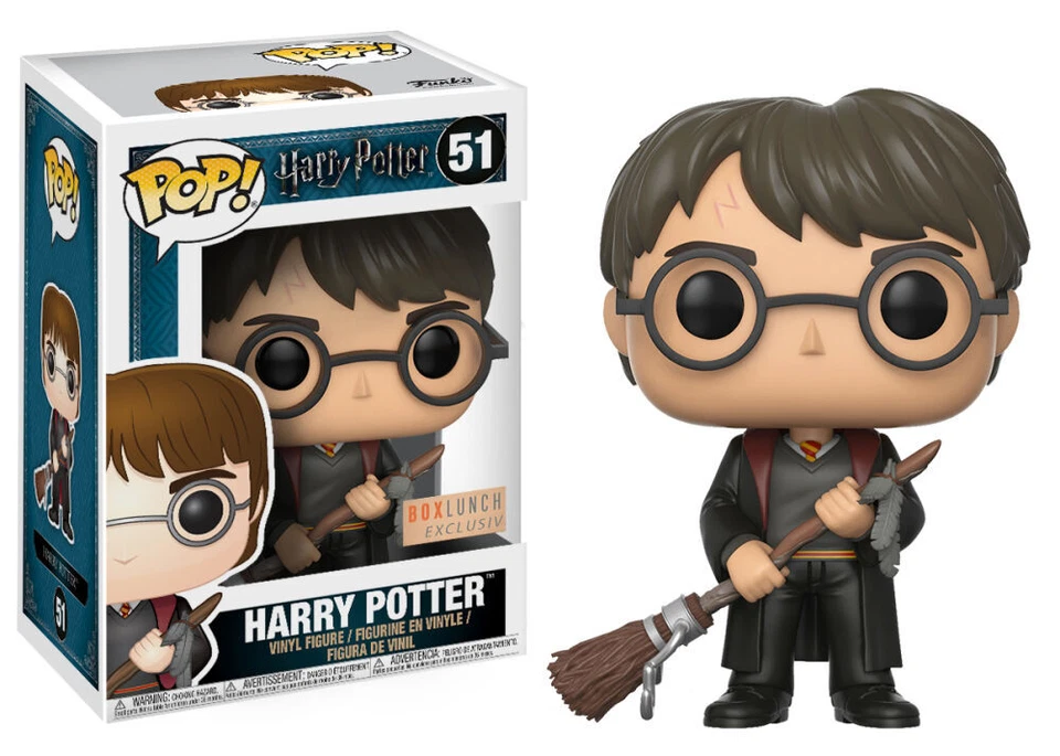 Funko Pop! Vinyl: Harry Potter - Harry Potter (w/ Firebolt) - Box Lunch (Exclusive) #51