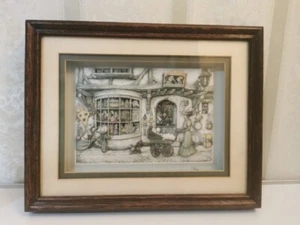 Anton Pieck, Toy Shop In Victorian Scene 3d art Diorama, Streaks Inside Glass - Picture 1 of 24
