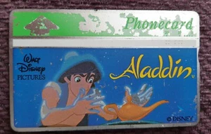 Collectible Disney Aladdin Phone Card - Picture 1 of 1