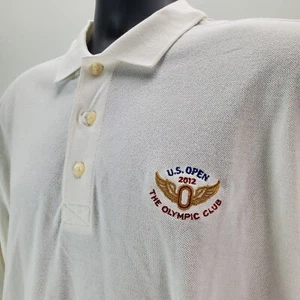 Cutter & Buck Poloshirt Herren Large weiß US Open 2012 Olympic Club Golf Dry Tec - Bild 1 von 16