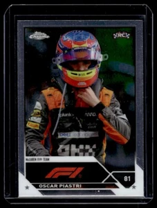 2023 Topps Chrome Formula 1 Oscar Piastri Rookie McLaren F1 Team #40 - Picture 1 of 2