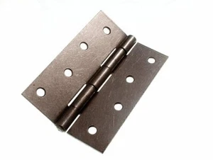 New 3 Pairs Of Door Butt Hinges Steel Self Colour 75mm ( 3 Inch ) - Onestopdiy - - Picture 1 of 1