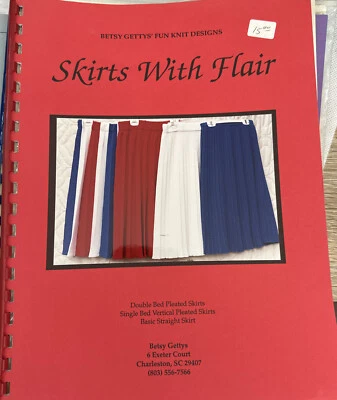 Faldas con estilo Betsy Gettys divertido diseño de máquina de tejer - fuera de uso 1994 Getty Foto 1 de 4