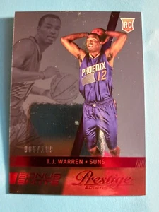 2014-15 Panini Prestige Bonus Shots Red /199 TJ Warren #173 Rookie RC - Picture 1 of 3