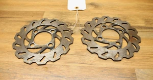 Aftermarket Front Brake Rotor Set Rotors Fits Yamaha Banshee 350 - Picture 1 of 8