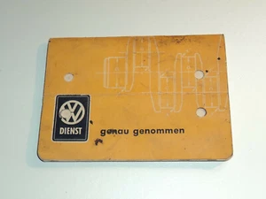 VW Käfer beetle bug Bus T1 Bulli orig. Technische Daten "genau genommen" Jan 60 - Bild 1 von 3