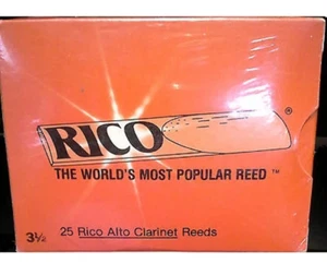 Cañas de clarinete Rico Alto (embalaje anterior) - 25 por caja - Imagen 1 de 8