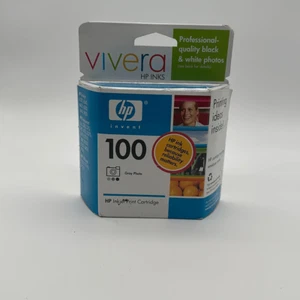 HP Vivera 100 Ink Gray Photo Inkjet Print Cartridge *NEW* Expired May 2007 - Picture 1 of 5