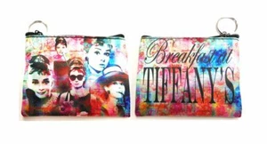 Audrey Hepburn Breakfast At Tiffany's Key Chain Coin Purse  - Licensed New - Picture 1 of 1