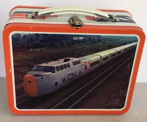 BRAND NEW UNUSED CN CP CANADIAN TRAIN METAL LUNCHBOX BY OHIO ART. - Picture 1 of 11