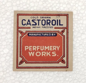 Vintage Original Cold Drawn Castoroil Indian Pressed Lables Collections - Picture 1 of 4