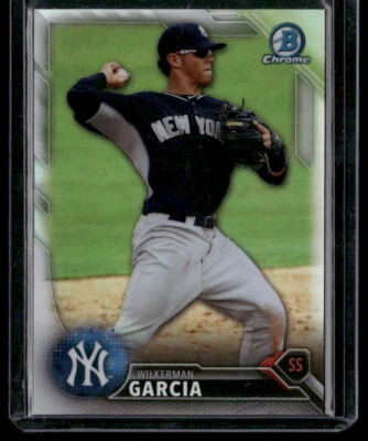 2016  Bowman Chrome Wilkerman Garcia BCP164 Prospects  Refractor /499 - Image 1 of 2