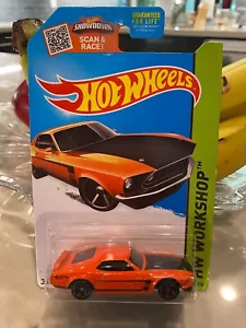 Ford Mustang Boss 302 195/250 naranja Hot Wheels HW Workshop '69 - Imagen 1 de 1