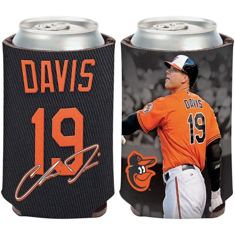 WinCraft Chris Davis Baltimore Orioles Player Can Cooler Cover