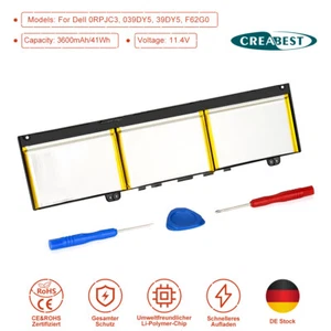 41Wh 3600mAh 039DY5 F62G0 Akku Für Dell Ins 13-5370-D1305P D1505S D1605P D1605S - Afbeelding 1 van 17