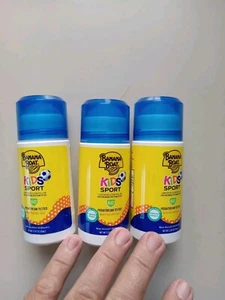 Bananenboot Kinder Sport Roll-on Sonnenschutzlotion, LSF 60+, 3er-Pack, EXP 03/2025 - Bild 1 von 14