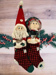 Juego de Medias Kitsch De Colección Santa Mrs Clause Abuela Abuelo Abuela Abuela Abuela - Imagen 1 de 14