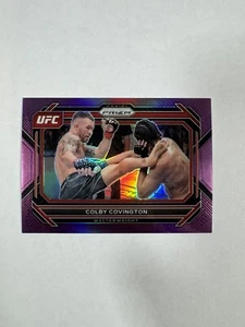 2023 Panini Prizm UFC Colby Covington #20 Purple Prizm /149 - Bild 1 von 2