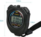 Digital  Kadio Handheld Sports Stopwatch Stop Watch Blue Timer Alarm Counter Uk