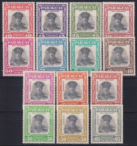 F-EX41838 PARAGUAY MNH 1958 PRESIDENT ALFREDO STROESSNER Cover