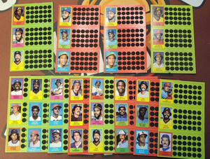 1981 Topps Baseball SCRATCH-OFF 12 Cards 2 Rickey Hendersons