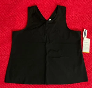 NWT Old Navy Active Tank Top Stretchtech Breath Girls Cross Back Black XXL (18) - Picture 1 of 12