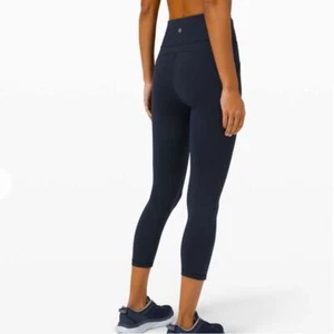 Lululemon Invigorate High-Rise Crop 23"True Navy - Picture 1 of 8