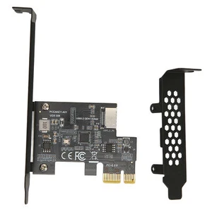 PCIE To USB 3.2 Expansion Card PCIE X1 To USB3.2 Gen1 TYPE E 20PIN Expan - Afbeelding 1 van 12