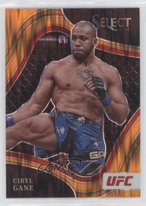 2022 Panini Select UFC Octagonside Orange Flash Prizm Ciryl Gane #231