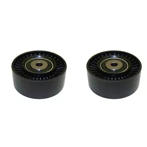 2X IDLER PULLEY FOR JEEP GRAND CHEROKEE WJ 2.7 CRD 2001 - 2004 - Picture 1 of 1