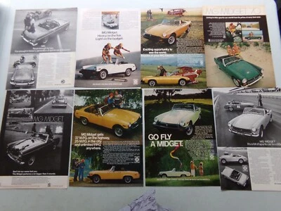 16 MG Midget Car Ads - Image 1 of 2