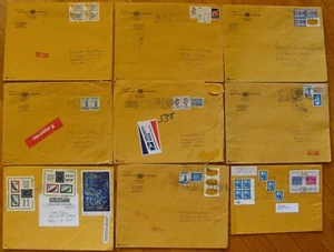 United Nations: Lot of 9 different FDC big size (J) - Picture 1 of 5