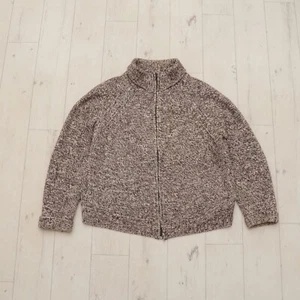 Ermenegildo Zegna Sport Wool Knit Sweater Full Zip Multicolor Bordeaux Sz L - Picture 1 of 20