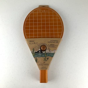 Waboba Rewild ECO Friendly Paddle Ball Set Organic Beach Backyard Games - Picture 1 of 7