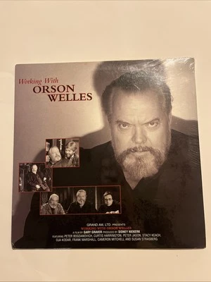 Working With Orson Welles (1993) Laserdisc SEALED - Image 1 of 2
