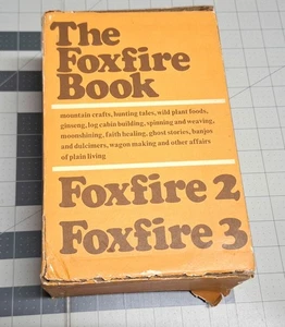 The Foxfire Book Box Set w/ Case Volumes 1-3 Wigginton 1972-75 Homesteading - Picture 1 of 6