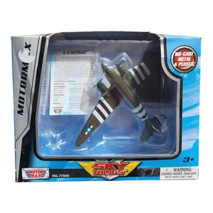 Motormax Skywings Maßstab 1:100 77036 - C-47 Skytrain mit Aufsteller - Bild 1 von 2