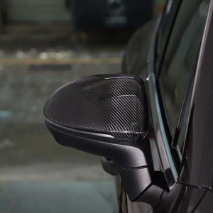 Real Carbon Fiber For Porsche Cayenne 958 Car Exterior Side Mirror Cover Add - Picture 1 of 6