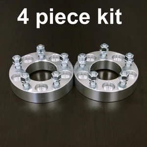4pc 1.25" Wheel Spacers Adapter | 5x4.75 to 5x5.5 | 5x120.7 to 5x139.7 | 12x1.5 - Picture 1 of 3